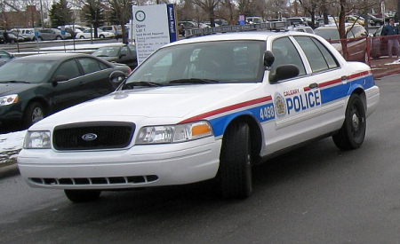 Calgary police vehicle.