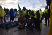 Arrests at the Vancouver Airport. Photo Credit: Dorothy Settles